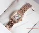 2017 Swiss Quartz Replica Cartier Santos Demoiselle Ladies Watch Rose Gold Diamond  (2)_th.jpg